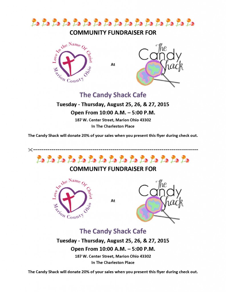 Community Fundraiser For The Candy Shack 2015